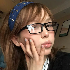 Cyflymder Retro y2K Star Rivet Wide Edge Personality Blue Pink Headband New Charms Hipster Vintage American Style Hair Hoops Headband
