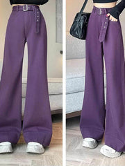 Cyflymder Jeans Women Summer 2025 New All-match High Street Loose Full Length European Style Harajuku Retro Denim Y2k College Fashion New