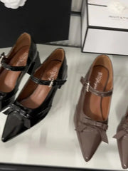 Cyflymder Shallow Mouth Shoes Woman 2025 Casual Female Sneakers Clogs Platform Flats Pointed Toe Elegant Autumn New Creepers Dress Fall On