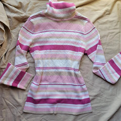 Cyflymder Fashion Stripes Cute Daily Hot Sweater Clothing Y2K Woman Pullover Casual Vintage Sweet Harajuku Knitwear Chic Long Sleeve Tops