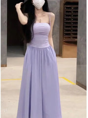 Cyflymder Summer Fashion Elegant Backless Print Slip Dress Female Long Sexy Evening Party Vacation Pleated Dresses Chic Boho Vintage