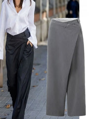 Cyflymder High Waist Wide Leg Casual Suit Pants Design Sensible ular Street Sale Jeans plus Size Faionable Trousers for Women