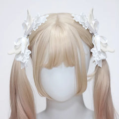 Cyflymder 【1pair】Clearance Sale hair clips for hair Lolita cosplay y2k accessories hair bow Girls' hair accessories girl hair tie cute