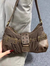 Cyflymder New Underarm Hand Bag Woman Meilad Single Shoulder Handheld Wrinkled Saddle Bag For Women Leather Handbags