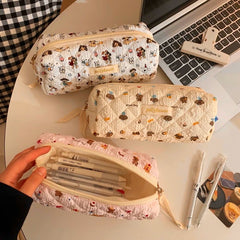 Cyflymder Cute Pencil Case for Girls Boys Pencil Pouch kawaii Pen Pencil Box Bag Holder for School Students
