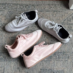 Cyflymder Fashion Women's Sports Shoes High Quality Ballet Style Satin Casual Shoes New German Training Thin Sole Women's Shoes