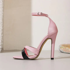 Cyflymder Street Style Open Toe Buckle Strap Woman Sandals Summer Sexy Thin High Heels Wedding Banquet Prom Female Shoes