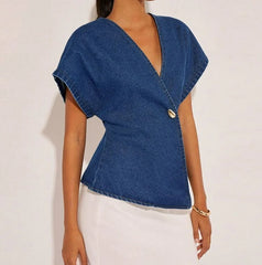 Cyflymder Temperament Vest Women's Shoulder Sleeves Waist Display Fashion