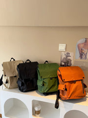 Cyflymder Korean Y2k Aesthetic Simple Backpack Casual All Match Fashion Schoolbags Vintage Preppy Trendy Chic Backpacks for Women Students