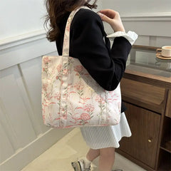 Cyflymder Large Capacity Bag Women's Guofeng One Shoulder Underarm Casual Commuter Versatile Tote bags for women ladies hand bags handbags