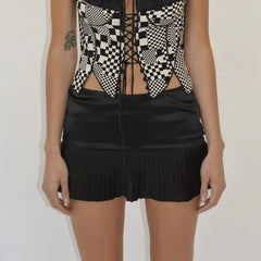 Cyflymder Sexy Tightened Plaid Skirt Street Sle Faionable Autumn New Arrival Women's ort f-length Skirts Polyester Fabric
