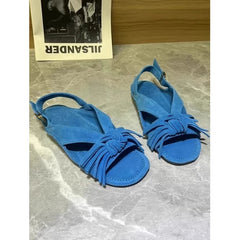 Cyflymder Women Sandals PVC Flat New Open Toe Beach Female Jelly Shoes Solid Women Footwear Casual Platform Cut Out Comfy Ladies Sandals