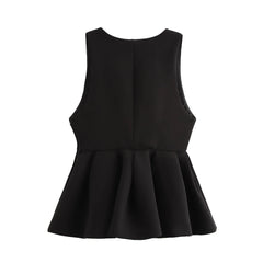 Cyflymder SAW Slimming Women's Euro-American Style Manga Waist-Fitted Sensibility Pleated Skirt Quick Sale Independent Station Model