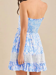 Cyflymder Women s Boho Off Shoulder Maxi Dress with Floral Print and Ruffled Hemline Perfect for Summer and Beach Vacation