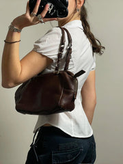 Cyflymder Casual Solid Blouse Basic Slim Deep V-Neck Turn-Down Collar Short Sleeve Shirts Women 2025 Summer Fashion Streetwear