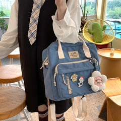 Cyflymder Kawaii Backpack Women Back Pack Cute Mochila Japanese High School Girls Backpack School Bags for Teenage Girls Multi Pockets Sac