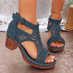 Cyflymder Women High Heels Sandals Summer Fashion Comfort Luxury Sandals Women Designer Outdoor Beach Shoes for Women Sandalias De Mujer