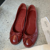 Cyflymder New Spring Autumn Concise Fashion Flat Shoes Women Shallow Comfort Retro Bowknot Elegant Ballet Flats Women Zapatos De Mujer