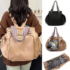 Cyflymder Sport Versatile Backpack Gym Yoga Fitness Bag Large Drawstring Handbag Shoulder Women Tote Outdoor Shopping Rucksack Mommy Bag