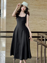 Cyflymder Elegant French Long Prom Dresses Women Classic Vest Tank Corset Backless Large Swing Robe Female Party Banquet Vestidos Mujer