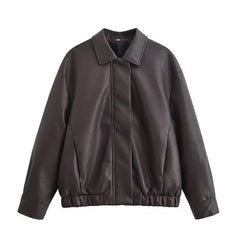 Cyflymder Women's New Jackets Autumn 2025 New Chic Relaxed Youth Elegant Warm Jackets Women's Street Fashion Travel Joker Autumn Coats