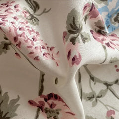 Cyflymder 100% Natural Cotton Vintage Pastoral Flowers Girl Bedding Set Single Double Queen King Quilt/Duvet Cover Bed Linen Pillowcases