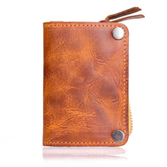 Cyflymder Genuine Leather Key Wallet Men Car Key Holder Zipper Key Case Top Quality Male Man Housekeeper Waist Hanging Keys Organizer