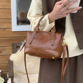 Cyflymder Vintage Ladies Messenger Bag New Handbags for Women shoulder bags PU Leather Luxury Square Bag small totes bolsos