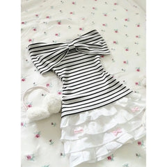 Cyflymder Slim Sling Y2k Women's Tank 2000s Goth Punk Vintage Stripe Crop Top Hot Girl Summer Aesthetic Harajuku Elegant Tees Backless Emo