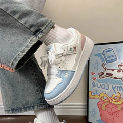 Cyflymder Women's Shoes Platform Casual Female Sneakers Wedge Basket 2025 All-Match Modis Clogs Sports Summer Breathable Small Cute Fashio