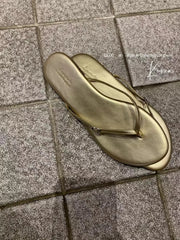 Cyflymder Beach Shoes Rubber Flip Flops Slippers Soft Sabot Hawaiian Comfort Spring Shoes Women Slippers For Swimming Pool Rubber Flip Fl