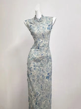 Cyflymder Chinese Style Sexy Cheongsam Women's Summer Elegant Slim Fit Stand Collar Sleeveless Dress Fashion Female Clothes