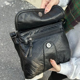 Cyflymder Fashion Versatile Soft Leather Shoulder Crossbody Bag for Women Casual Large Capacity Retro Bags