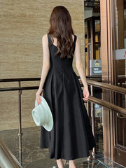 Cyflymder Elegant French Long Prom Dresses Women Classic Vest Tank Corset Backless Large Swing Robe Female Party Banquet Vestidos Mujer