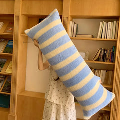 Cyflymder Fleece throw pillow milk fleece throw pillow long bed head by maternity throw pillow pinch leg waist rest
