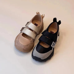 Cyflymder Women's Thick Bottom Hollow Out Soft Sole Magic Stick Mary Jane Shoes Versatile Retro Small Size Platform Casual Loafers