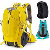 Cyflymder 40L Hiking Camping Backpack Travel Rucksack with Rain Cover Outdoor Climbing Knapsack Large Luggage Weekend Sport Schoolbag Men