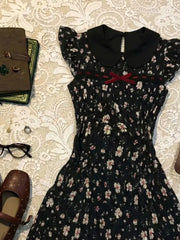 Cyflymder Harajuku Dresses Vintage Women's Dress Kawaii Y2k Summer Floral Print Slim Sexy Short Sleeve 90s Hot Girl Fashion Elegant Shoujo
