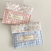 Cyflymder Fashion Women Cartoon Makeup Bag Pink Buckle Coins Lipsticks Cosmetic Storage Pouch Portable Mini Make Up For Gift2025 NEW