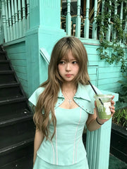 Cyflymder Coquette Korean Sweet Cute Y2K Women's Clothing Hot Fashion Casual Slim Shirts Elegant Summer Tee Maiden Tide Short Sleeve Tops