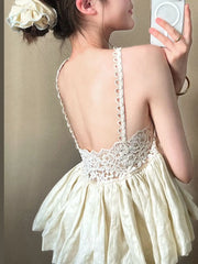 Cyflymder Summer New High-end Lace Suspender Sexy Shorts Set