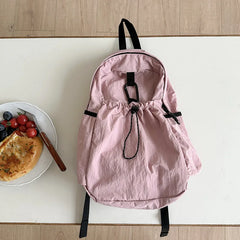 Cyflymder Nylon Solid All Match Casual Schoolbags Students Fashion Simple Bags for Women Korean Preppy Y2k Aesthetic Backpacks Streetwear