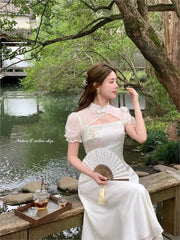 Cyflymder Women Elegant Midi Two Piece Dress Set Vintage Summer New Spaghetti Strap Sexy Party Slim Prom Clothes Korean Party Vestidos