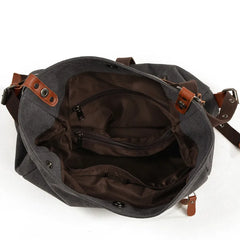 Cyflymder Women Casual Canvas Backpack Multi Function Female Shoulder Bags Portable Travel Backpacks Students School Bag Sac A Dos Bagpack