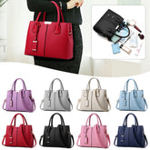 Cyflymder Elegant Handbags Women Bags Messenger Large Capacity PU Leather Crossbody Bags Fashion Girls Shoulder Bag Hand Tote Bag