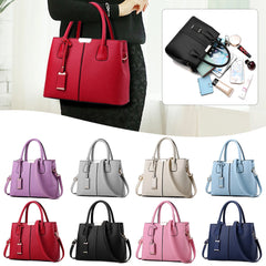 Cyflymder Elegant Handbags Women Bags Messenger Large Capacity PU Leather Crossbody Bags Fashion Girls Shoulder Bag Hand Tote Bag