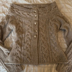 Cyflymder Harajuku Women's Sweater Cardigan Solid Color Daily Casual Off-the-shoulder Aesthetic Trash Emo Girls Y2K Fashion Retro Cardigan