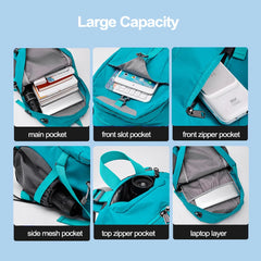 Cyflymder 40L Hiking Camping Backpack Travel Rucksack with Rain Cover Outdoor Climbing Knapsack Large Luggage Weekend Sport Schoolbag Men