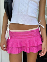 Cyflymder Elegant Floral Print A-Line Midi Skirt for Women Vintage High Waist Pleated Knee Length Skirts with Pockets