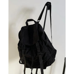 Cyflymder Fashion Multipocket Nylon Women Backpack Female Big Waterproof Back Bag Portable School Bagpack For Girl Student Rucksack Black